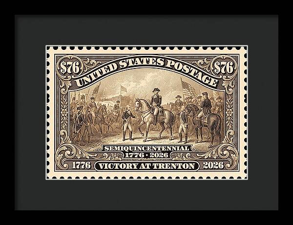 Battle of Trenton $76 - Framed Print