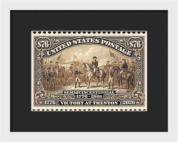 Battle of Trenton $76 - Framed Print