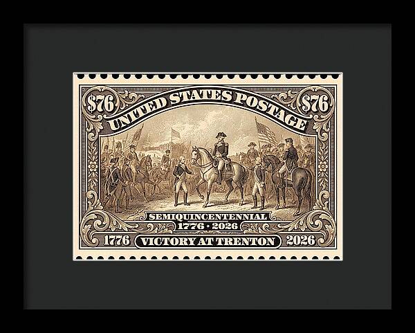 Battle of Trenton $76 - Framed Print