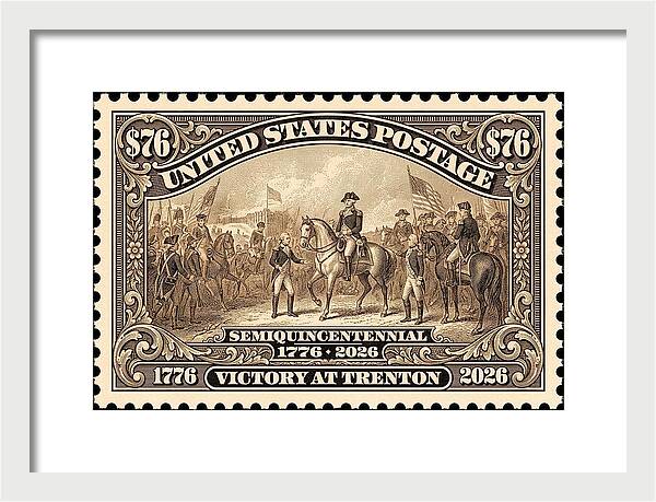 Battle of Trenton $76 - Framed Print