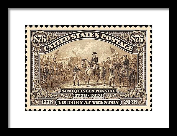 Battle of Trenton $76 - Framed Print