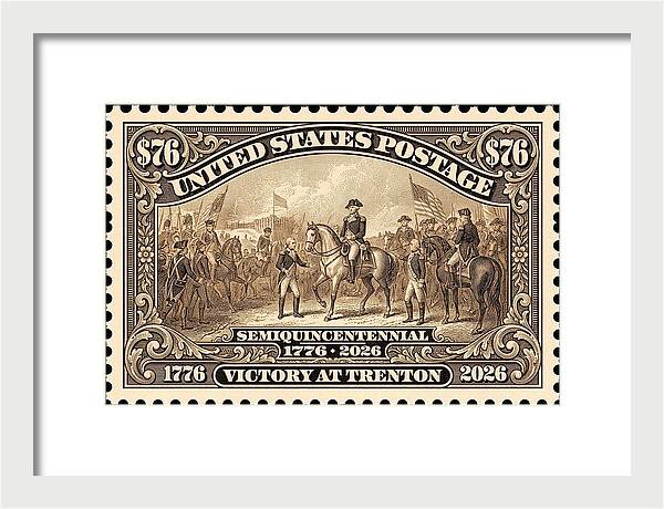 Battle of Trenton $76 - Framed Print