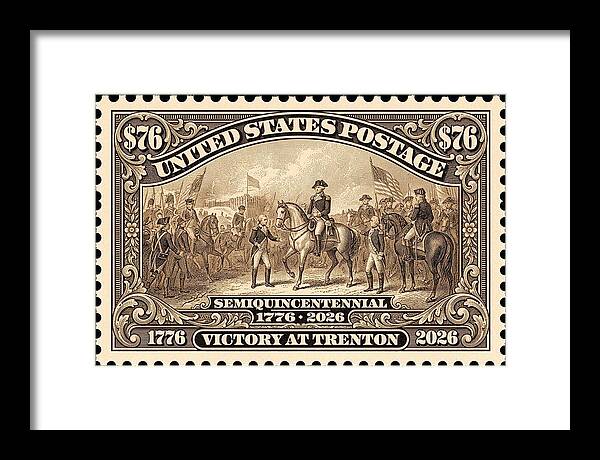Battle of Trenton $76 - Framed Print