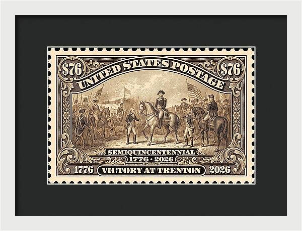 Battle of Trenton $76 - Framed Print