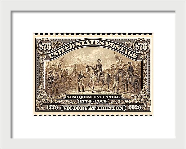 Battle of Trenton $76 - Framed Print