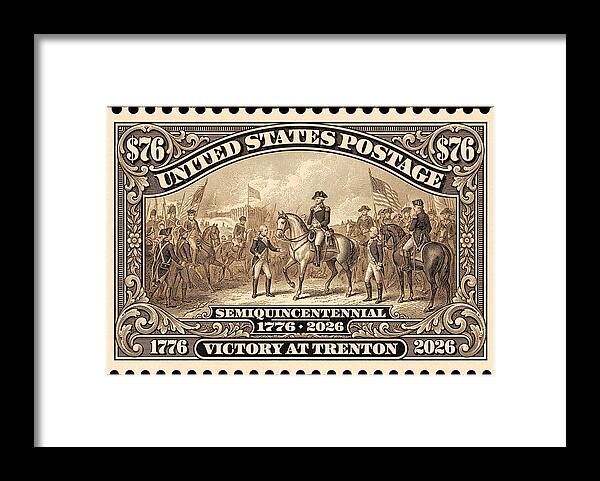 Battle of Trenton $76 - Framed Print