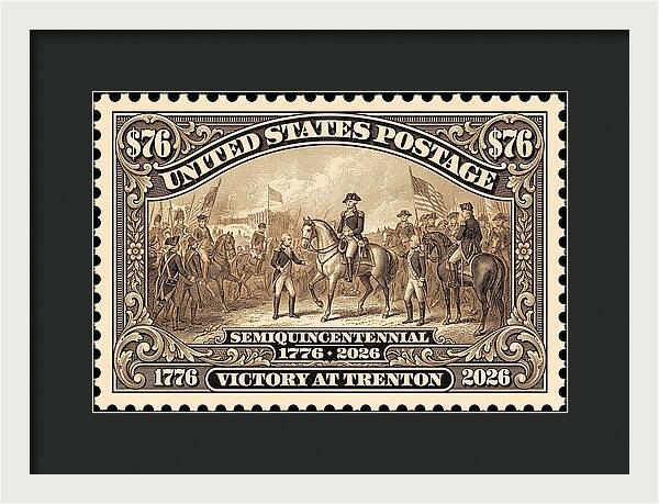 Battle of Trenton $76 - Framed Print