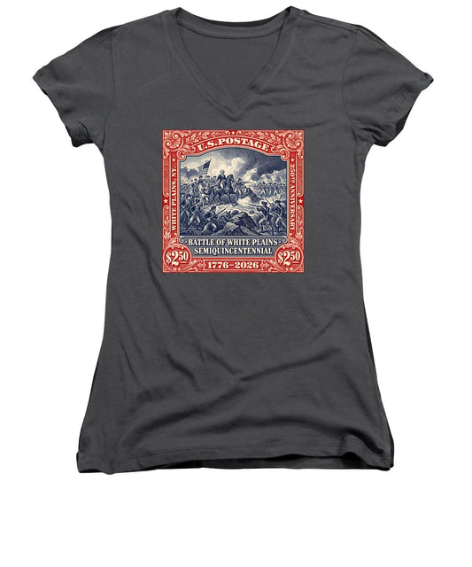 Battle of White Plains $2.50 - Women's V-Neck