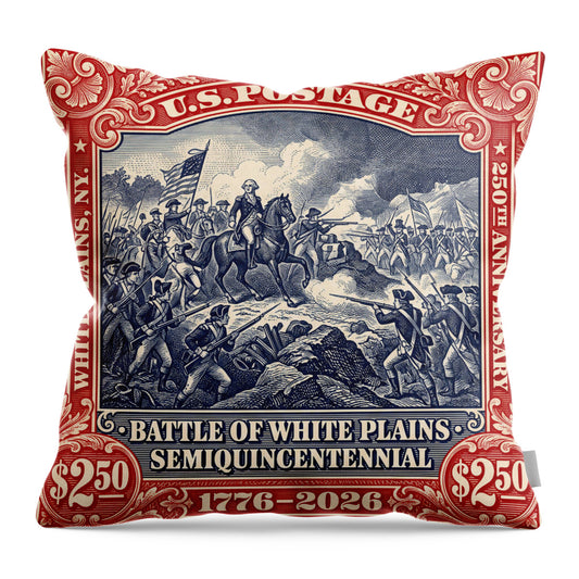 Battle of White Plains $2.50 - Throw Pillow