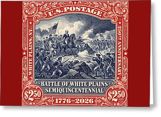 Battle of White Plains $2.50 - Greeting Card