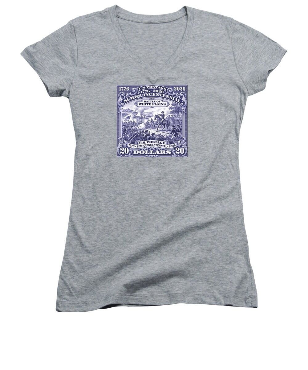 Battle of White Plains $20 - Women's V-Neck
