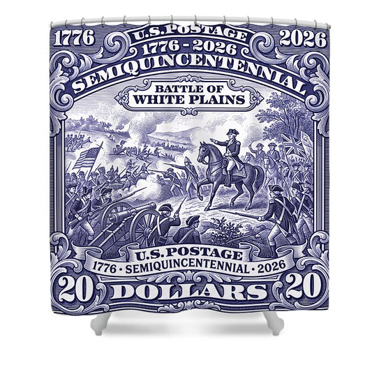 Battle of White Plains $20 - Shower Curtain