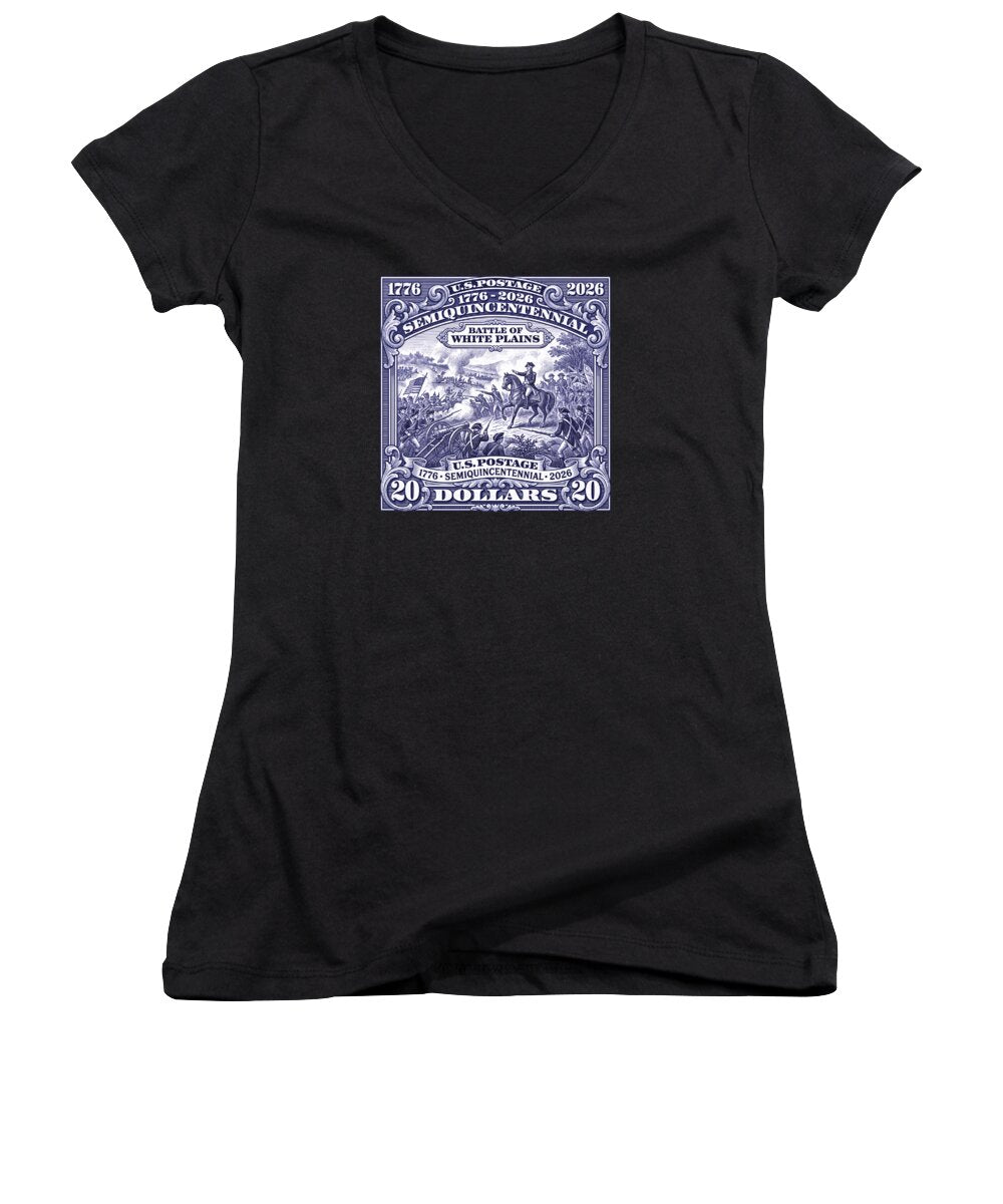 Battle of White Plains $20 - Women's V-Neck