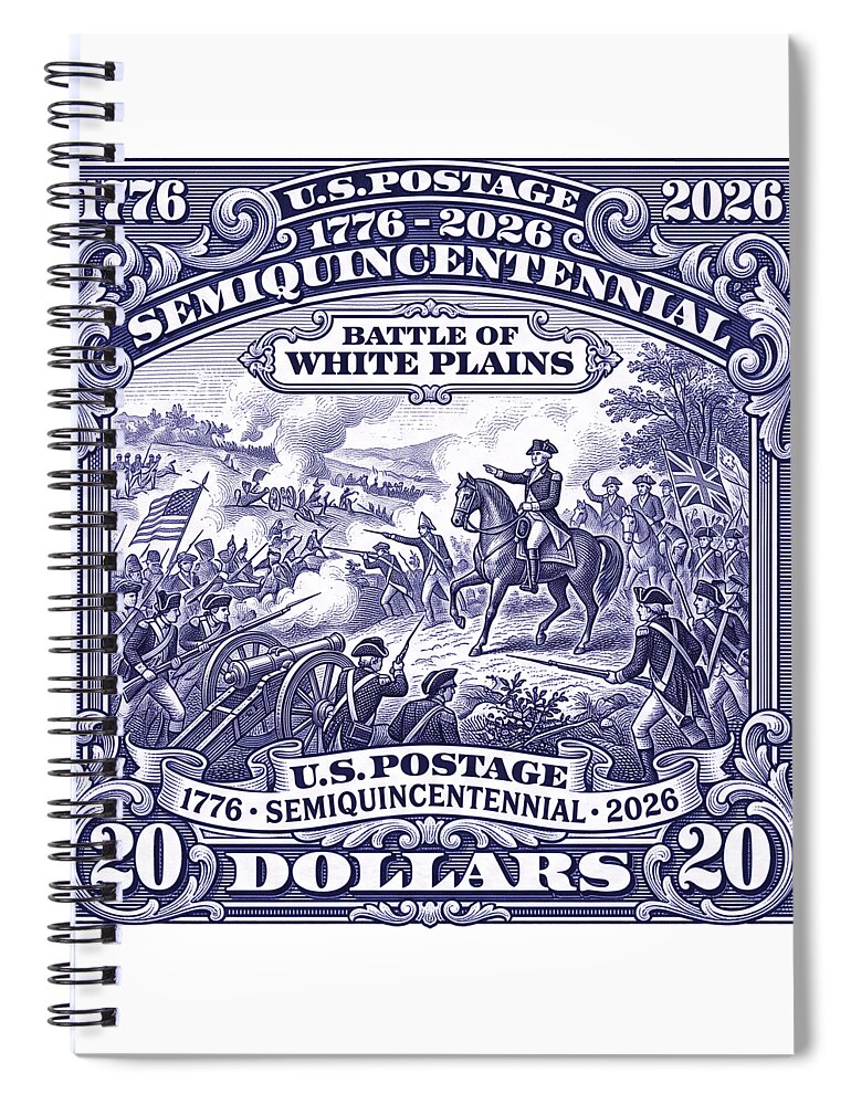 Battle of White Plains $20 - Spiral Notebook