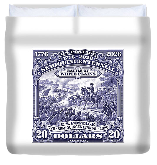 Battle of White Plains $20 - Duvet Cover