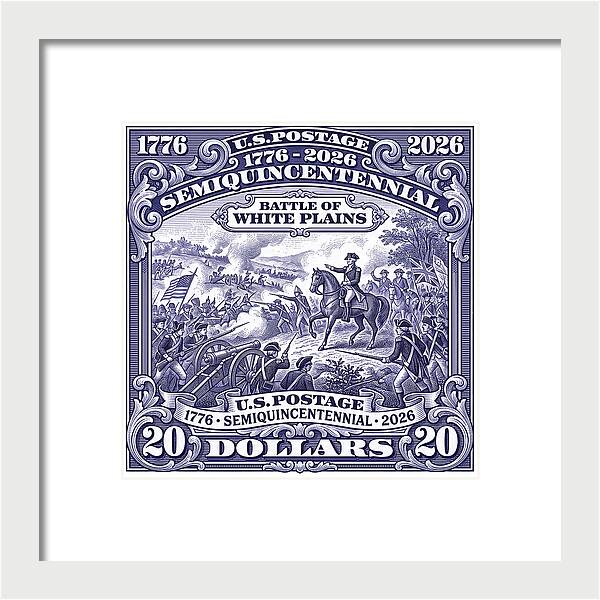 Battle of White Plains $20 - Framed Print