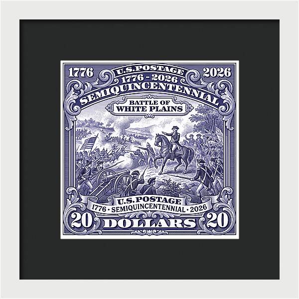 Battle of White Plains $20 - Framed Print