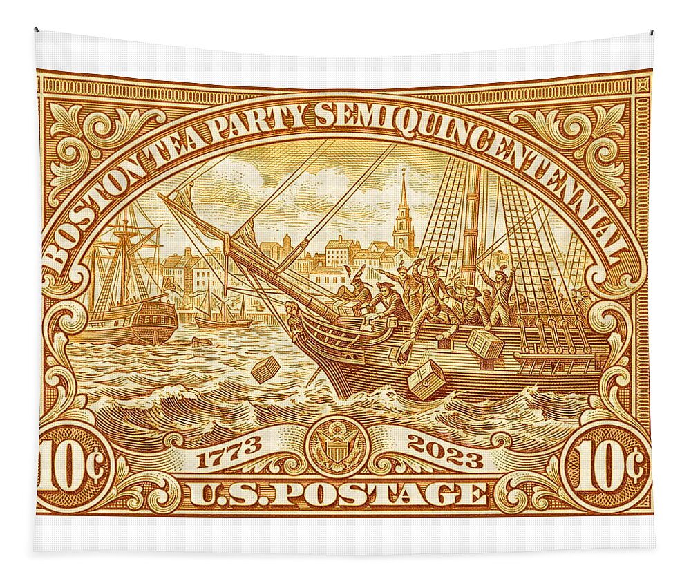 Boston Tea Party 10c - Tapestry
