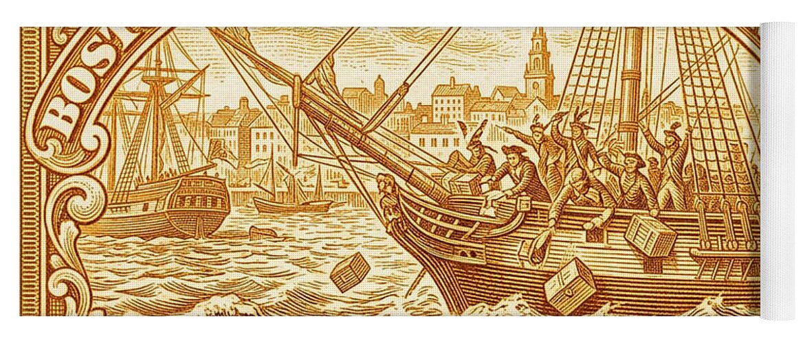 Boston Tea Party 10c - Yoga Mat