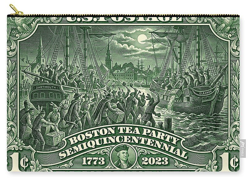 Boston Tea Party 1c - Zip Pouch