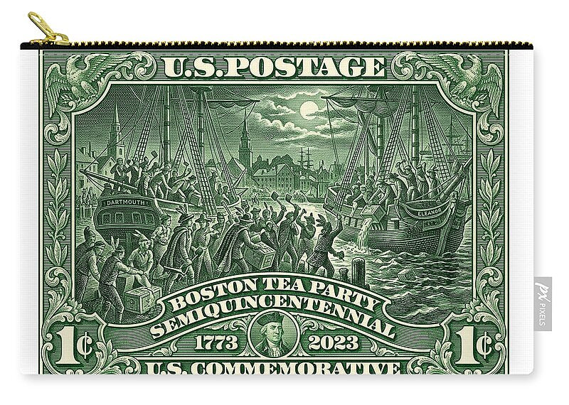 Boston Tea Party 1c - Zip Pouch