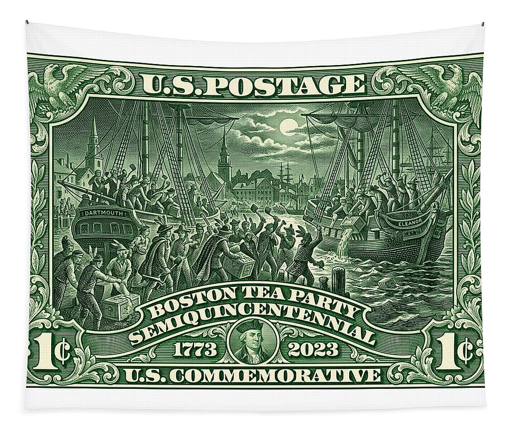 Boston Tea Party 1c - Tapestry