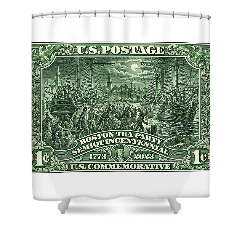 Boston Tea Party 1c - Shower Curtain
