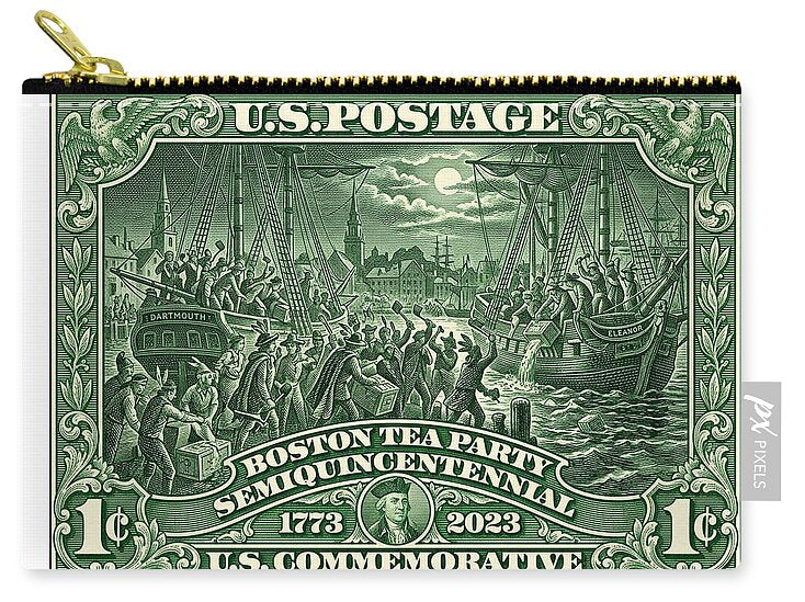 Boston Tea Party 1c - Zip Pouch