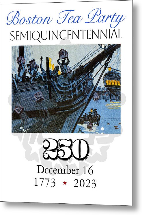 Boston Tea Party 250 - Metal Print