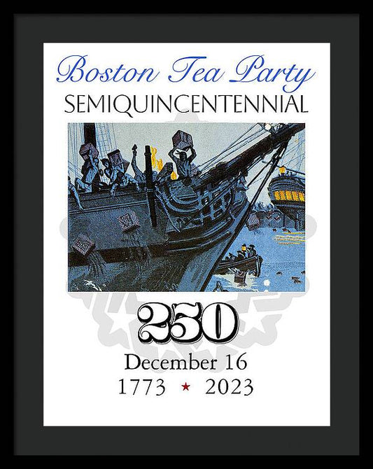 Boston Tea Party 250 - Framed Print