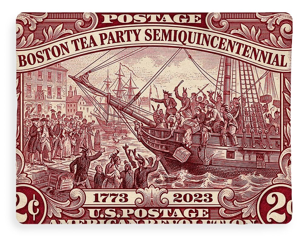 Boston Tea Party 2c - Blanket