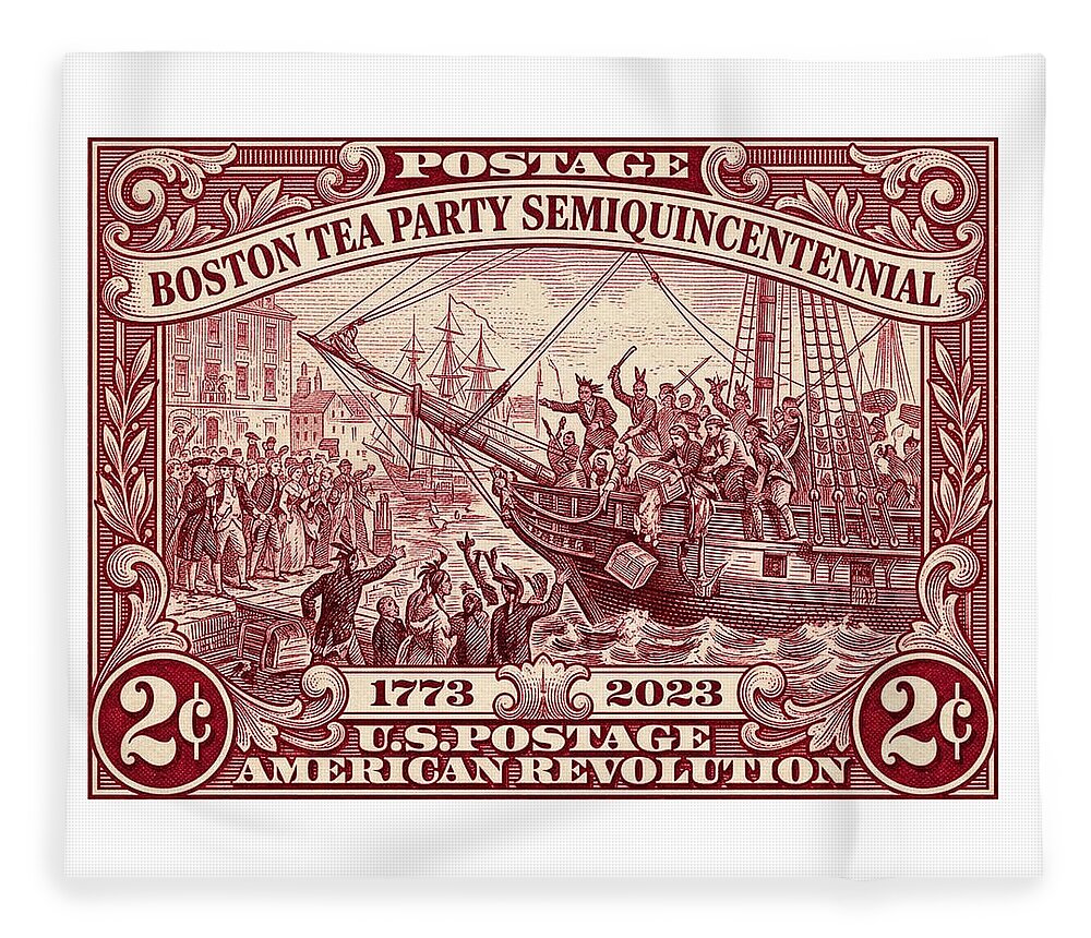Boston Tea Party 2c - Blanket