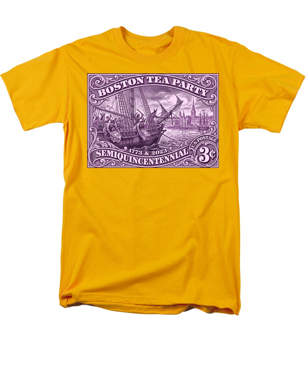 Boston Tea Party 3c - Men's T-Shirt  (Regular Fit)