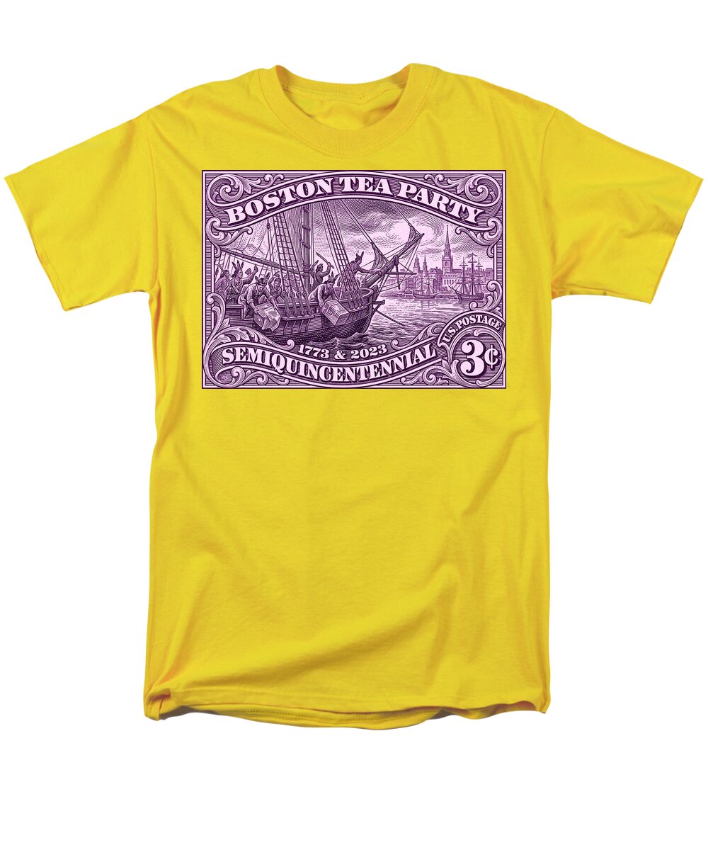 Boston Tea Party 3c - Men's T-Shirt  (Regular Fit)