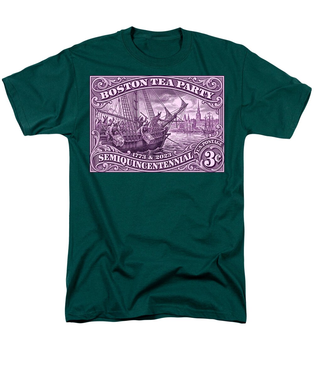 Boston Tea Party 3c - Men's T-Shirt  (Regular Fit)