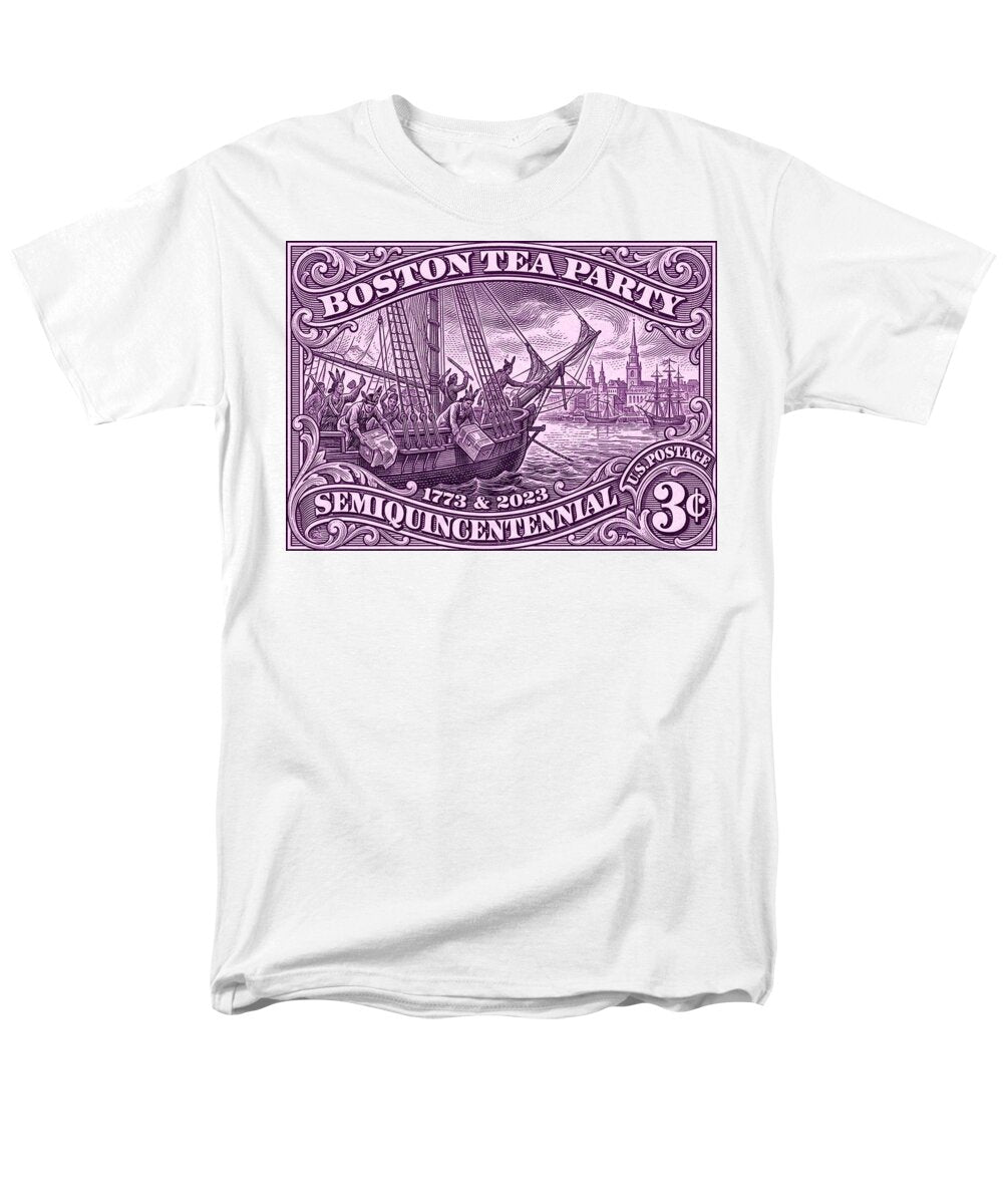 Boston Tea Party 3c - Men's T-Shirt  (Regular Fit)