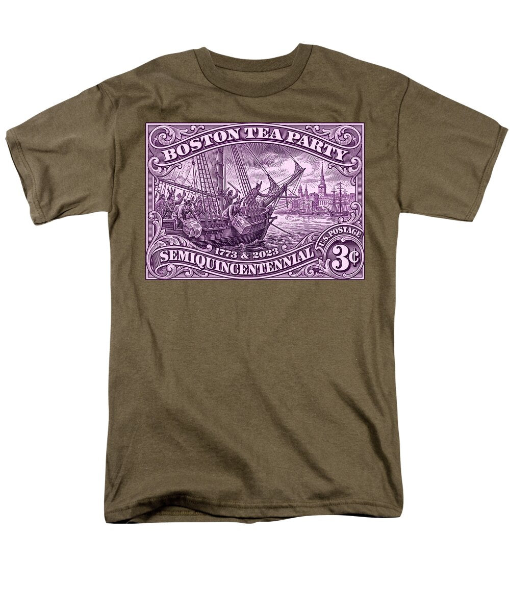Boston Tea Party 3c - Men's T-Shirt  (Regular Fit)