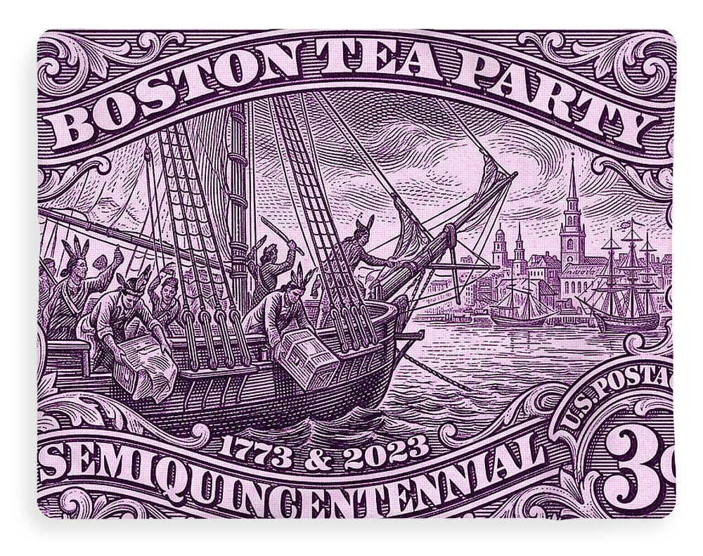 Boston Tea Party 3c - Blanket