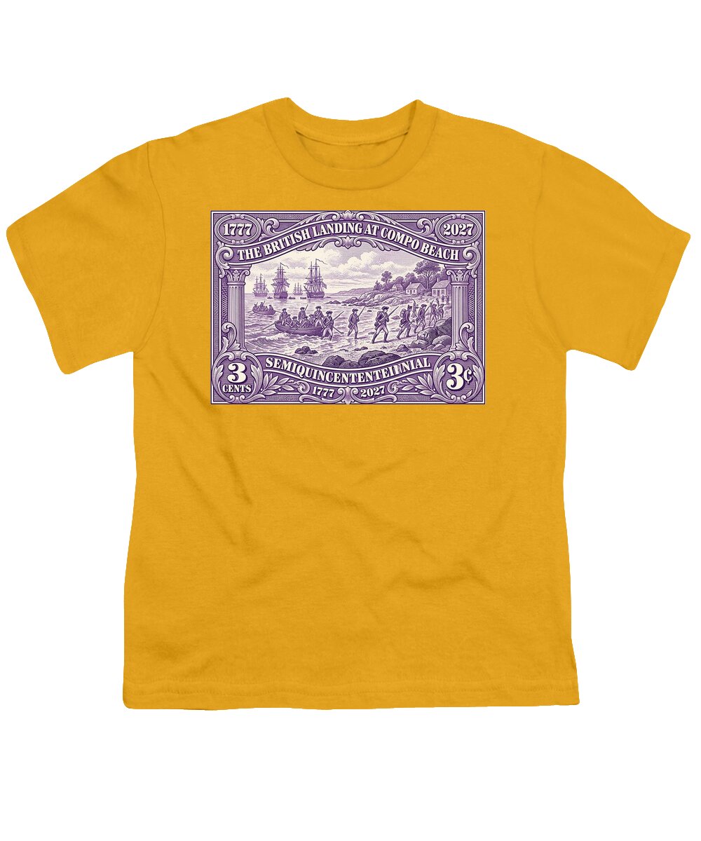 British Landing at Compo 3c I - Youth T-Shirt