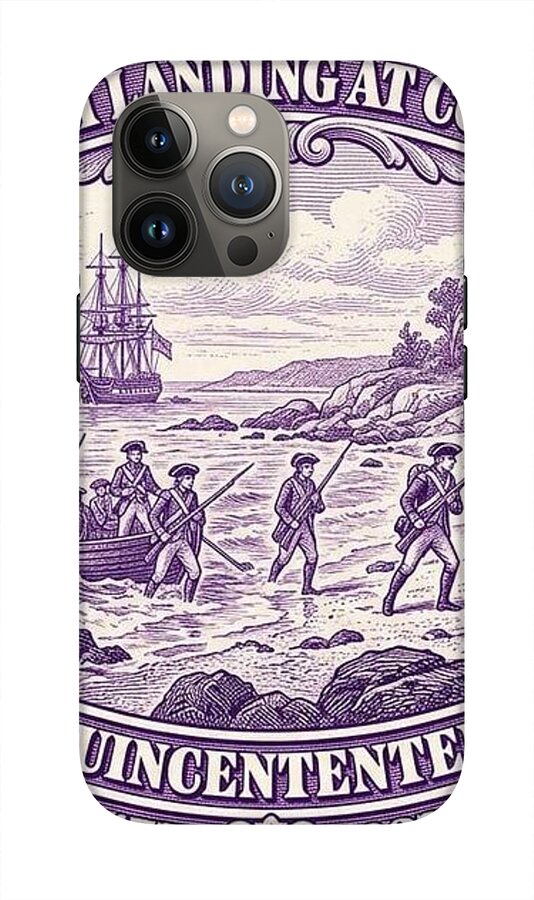 British Landing at Compo 3c I - Phone Case