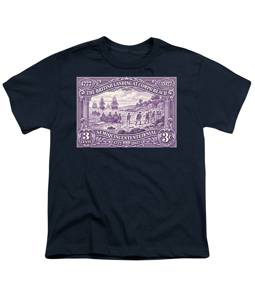 British Landing at Compo 3c I - Youth T-Shirt