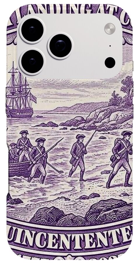 British Landing at Compo 3c I - Phone Case