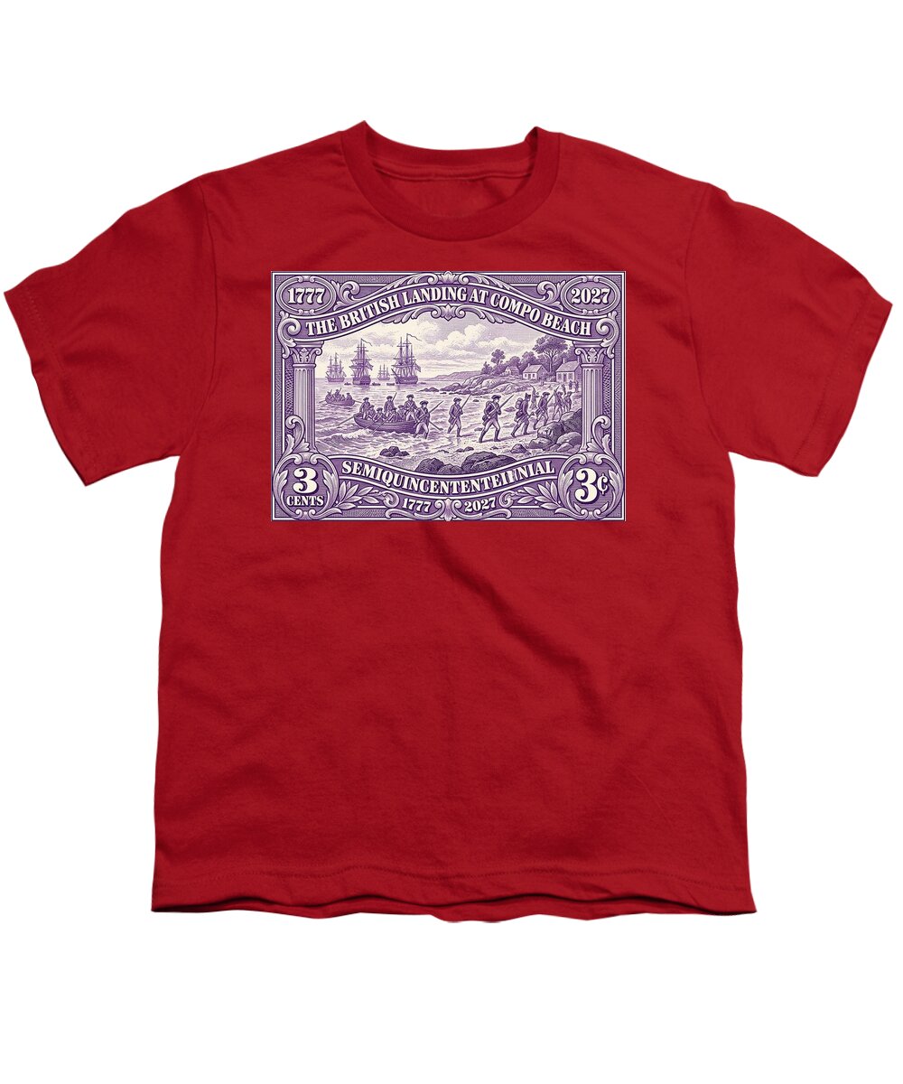 British Landing at Compo 3c I - Youth T-Shirt