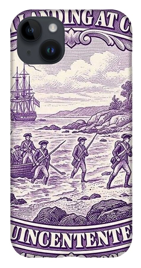 British Landing at Compo 3c I - Phone Case