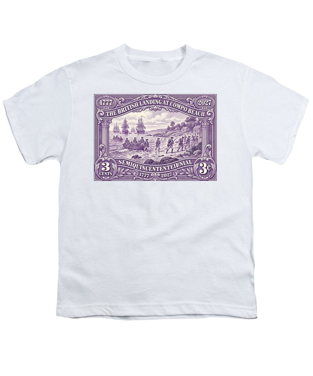 British Landing at Compo 3c I - Youth T-Shirt