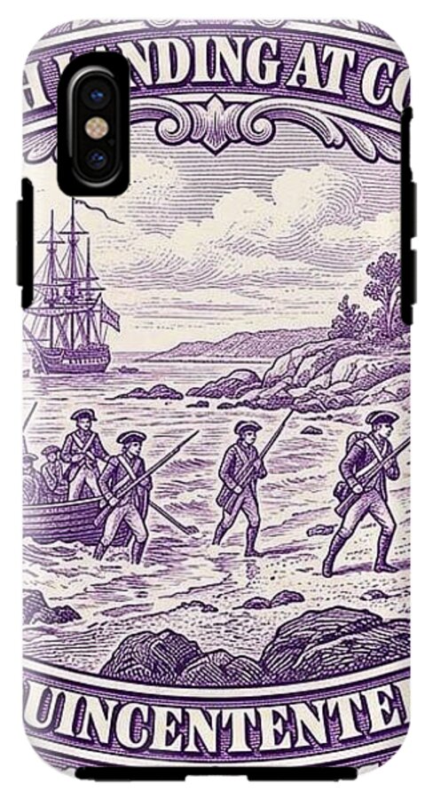 British Landing at Compo 3c I - Phone Case