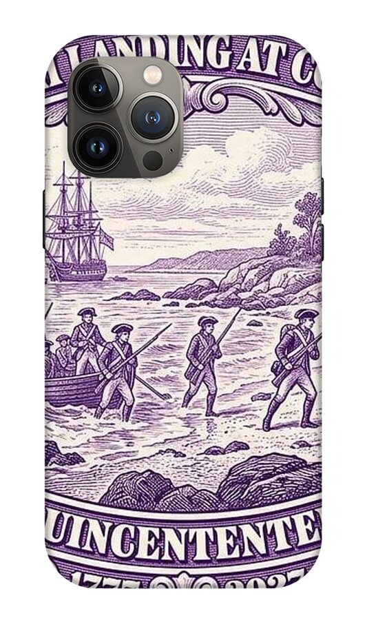 British Landing at Compo 3c I - Phone Case