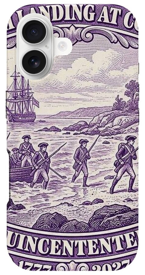 British Landing at Compo 3c I - Phone Case