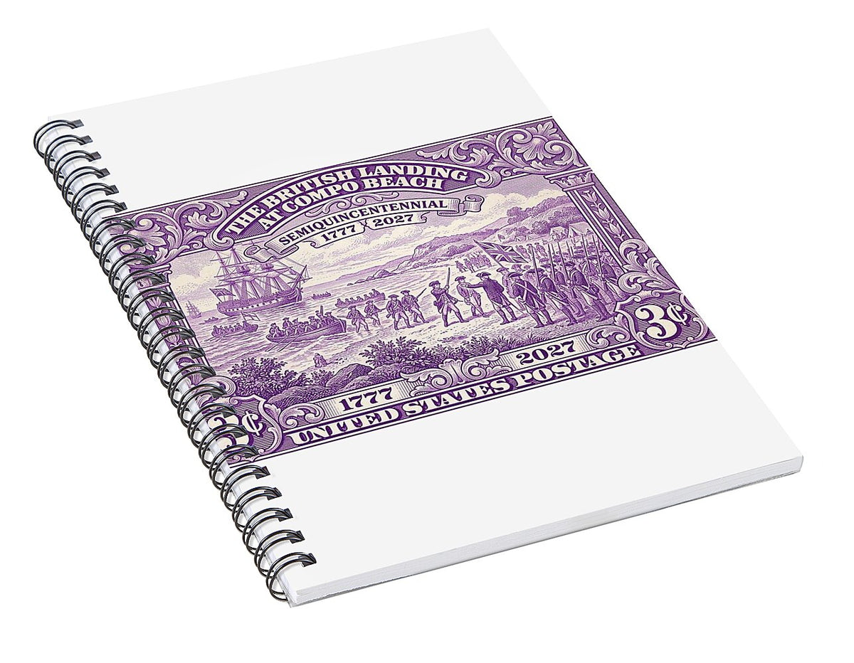British Landing at Compo 3c II - Spiral Notebook