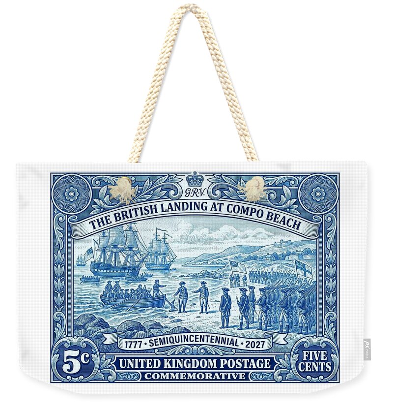 British Landing at Compo 5c - Weekender Tote Bag